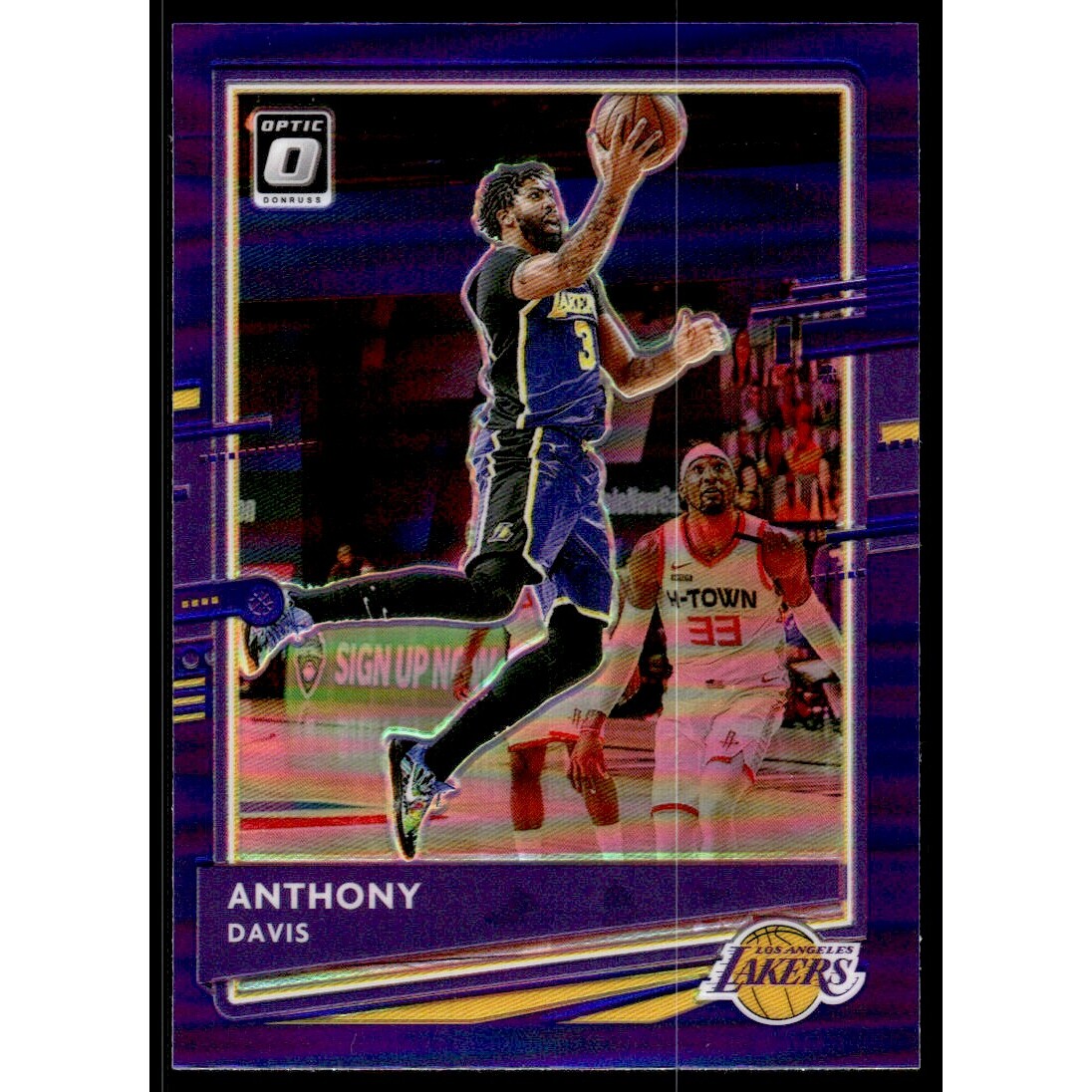 2020-21 Donruss Optic Purple #42 Anthony Davis