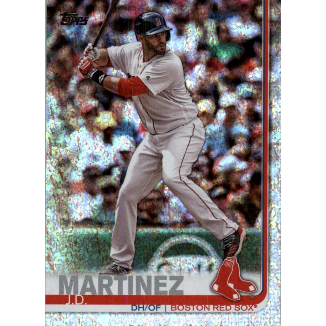 2019 Topps Factory Set Sparkle Foil #77 J.D. Martinez