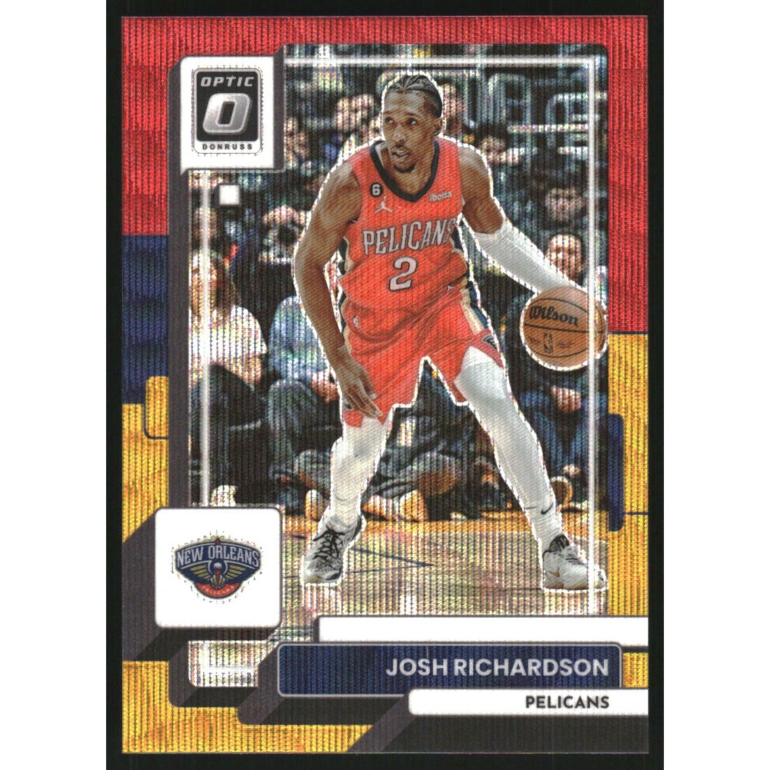 2022-23 Donruss Optic Red and Gold Wave #198 Josh Richardson 2022-23 Donruss Optic Red and Gold Wave #198 Josh Richardson