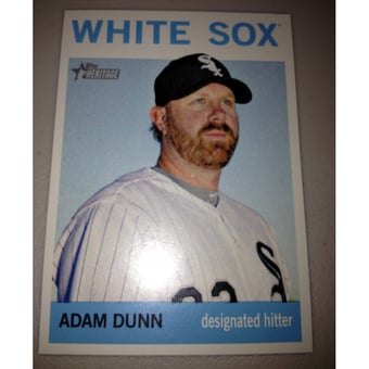 2013 Topps Heritage #484A Adam Dunn SP