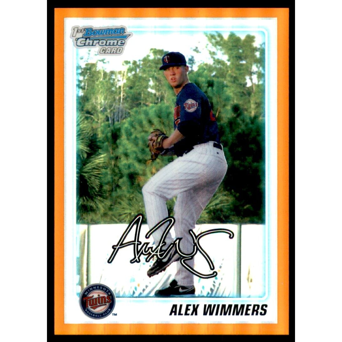 2010 Bowman Chrome Draft Prospects Orange Refractors #BDPP88 Alex Wimmers