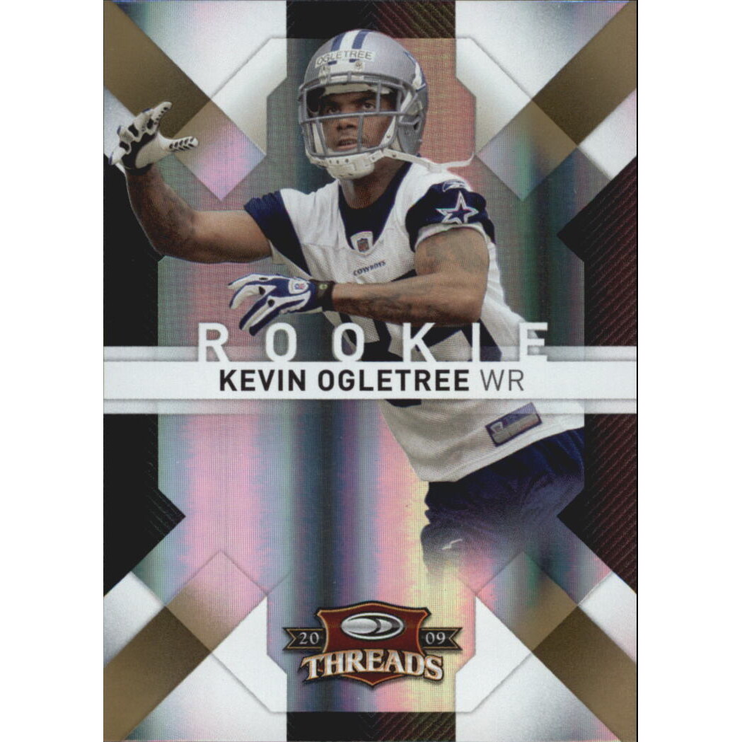 2009 Donruss Threads Gold Holofoil #164 Kevin Ogletree. rookie card picture