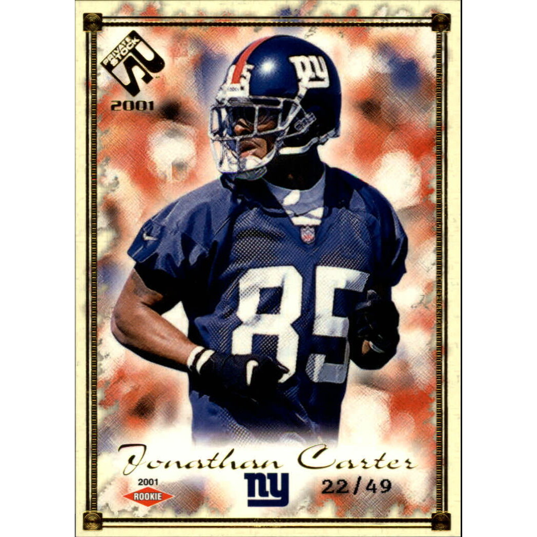2001 Private Stock Gold Framed #144 Jonathan Carter