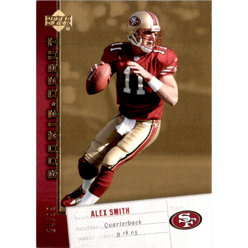 2006 Upper Deck Rookie Debut Gold #82 Alex Smith QB