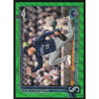 2025 Topps Chrome Green Wave Refractors #69 Luis Castillo