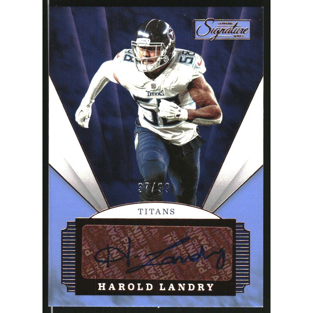 2020 Panini Signature Series Bronze #12 Harold Landry/99. rookie card picture