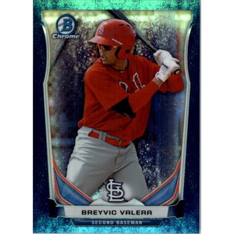 2014 Bowman Chrome Prospects Series 2 Bubble Refractors #BCP69 Breyvic Valera