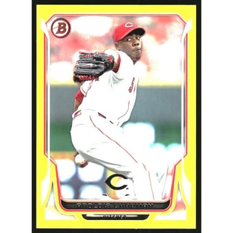 2014 Bowman Yellow #62 Aroldis Chapman