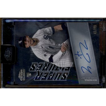 2021 Topps Chrome Black Super Futures Autographs #SFANM Nick Madrigal