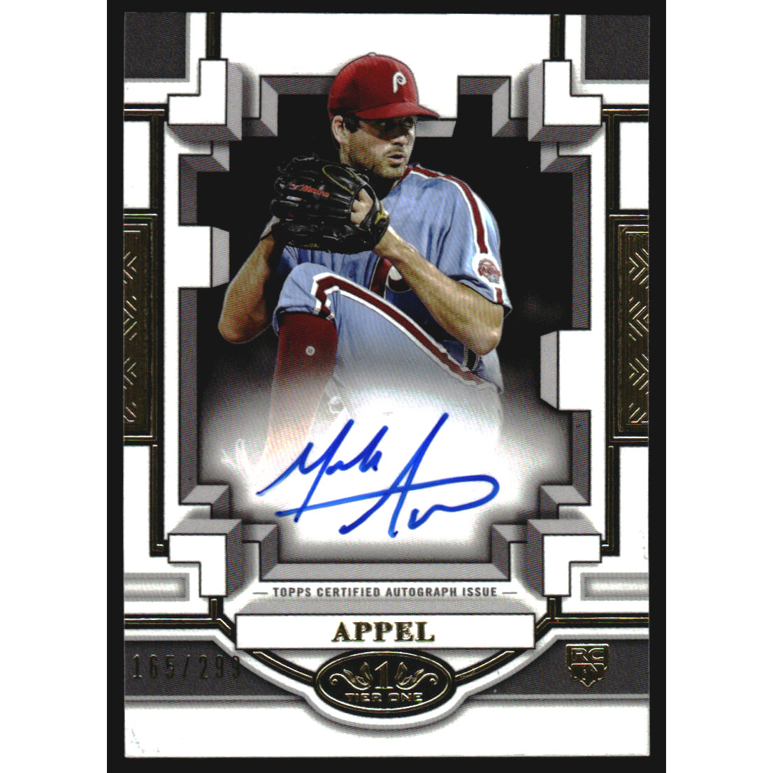 2023 Topps Tier One Break Out Autographs #BOAMA1 Mark Appel/299. rookie card picture