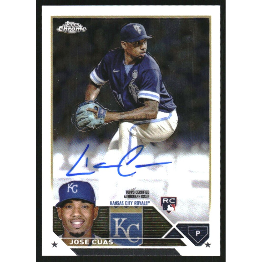 2023 Topps Chrome Update Rookie Autographs #RAJCU Jose Cuas. rookie card picture