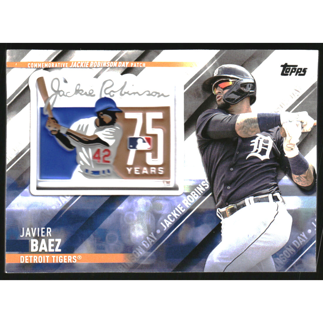 2022 Topps Update Special Event Patches #SEPJB Javier Baez. rookie card picture