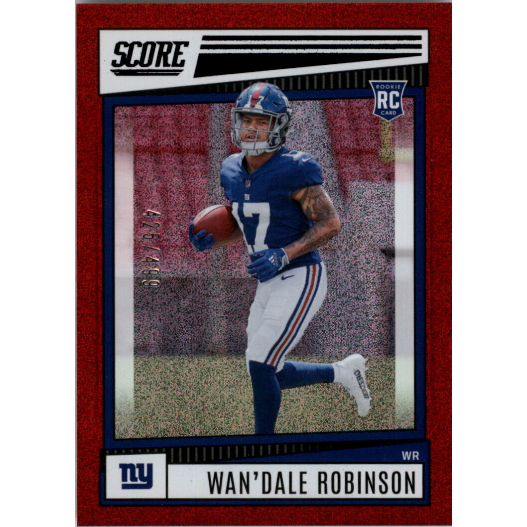 2022 Score Dots Red #384 Wan'Dale Robinson