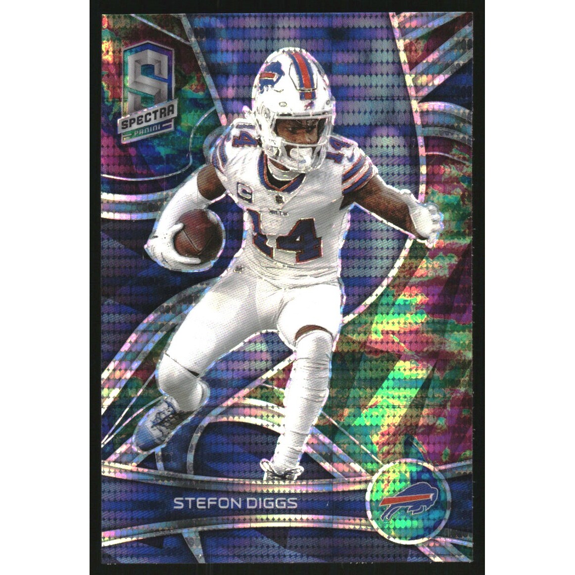 2022 Panini Spectra Celestial #12 Stefon Diggs. rookie card picture