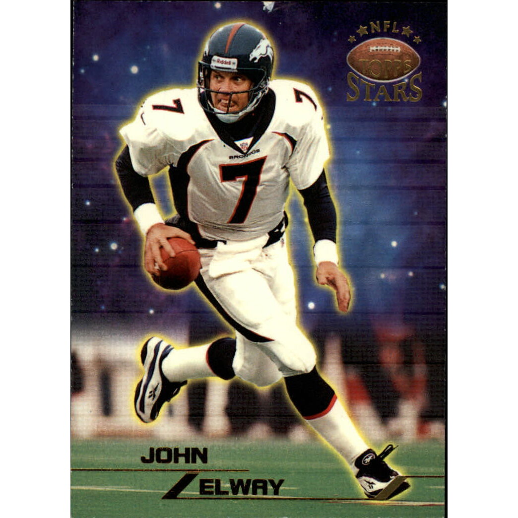 1998 Topps Stars Gold #1 John Elway. rookie card picture