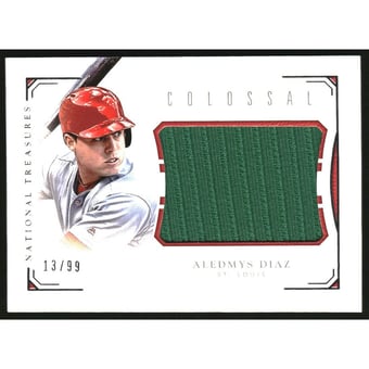 2016 Panini National Treasures Colossal Materials #CAD Aledmys Diaz/99