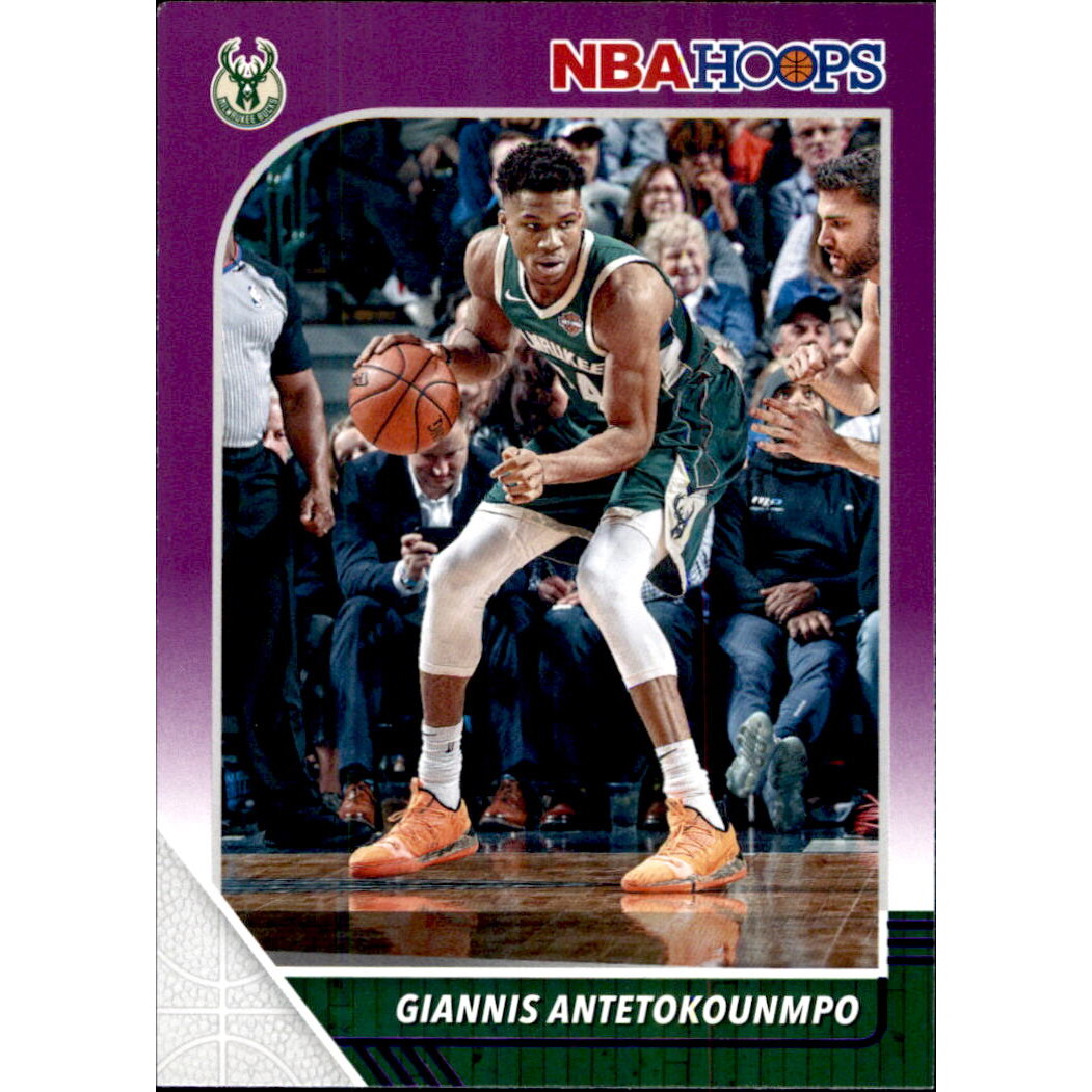 2019-20 Hoops Purple #102 Giannis Antetokounmpo 2019-20 Hoops Purple #102 Giannis Antetokounmpo