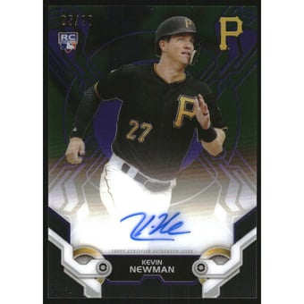 2019 Topps High Tek Autographs Purple #HTAKN Kevin Newman