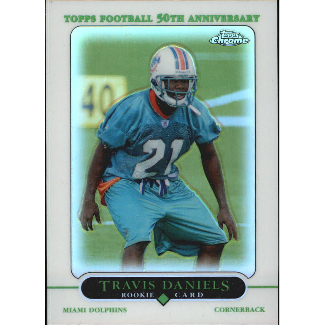 2005 Topps Chrome Refractors #270 Travis Daniels. rookie card picture