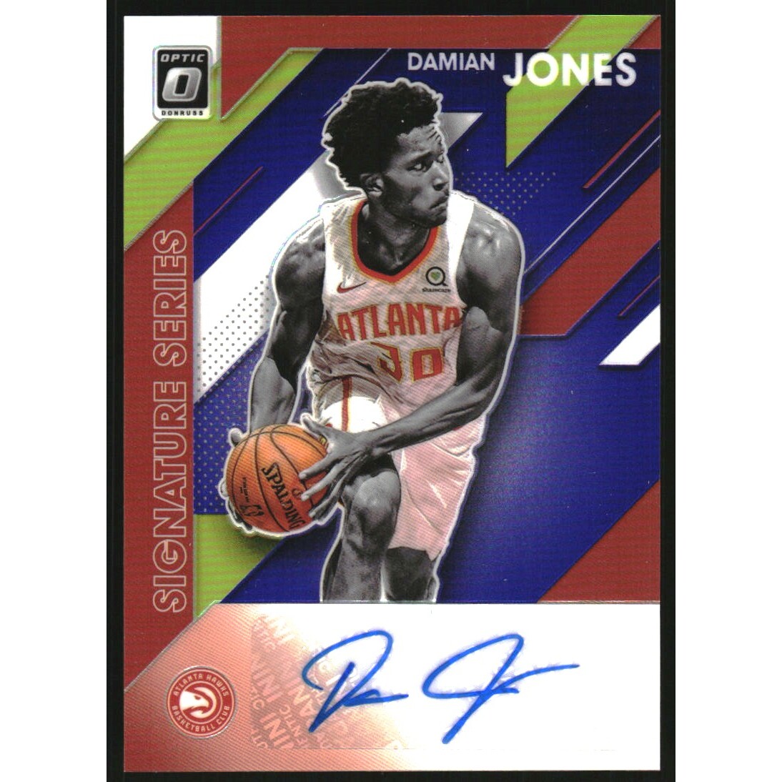 2019-20 Donruss Optic Signature Series Purple #12 Damian Jones