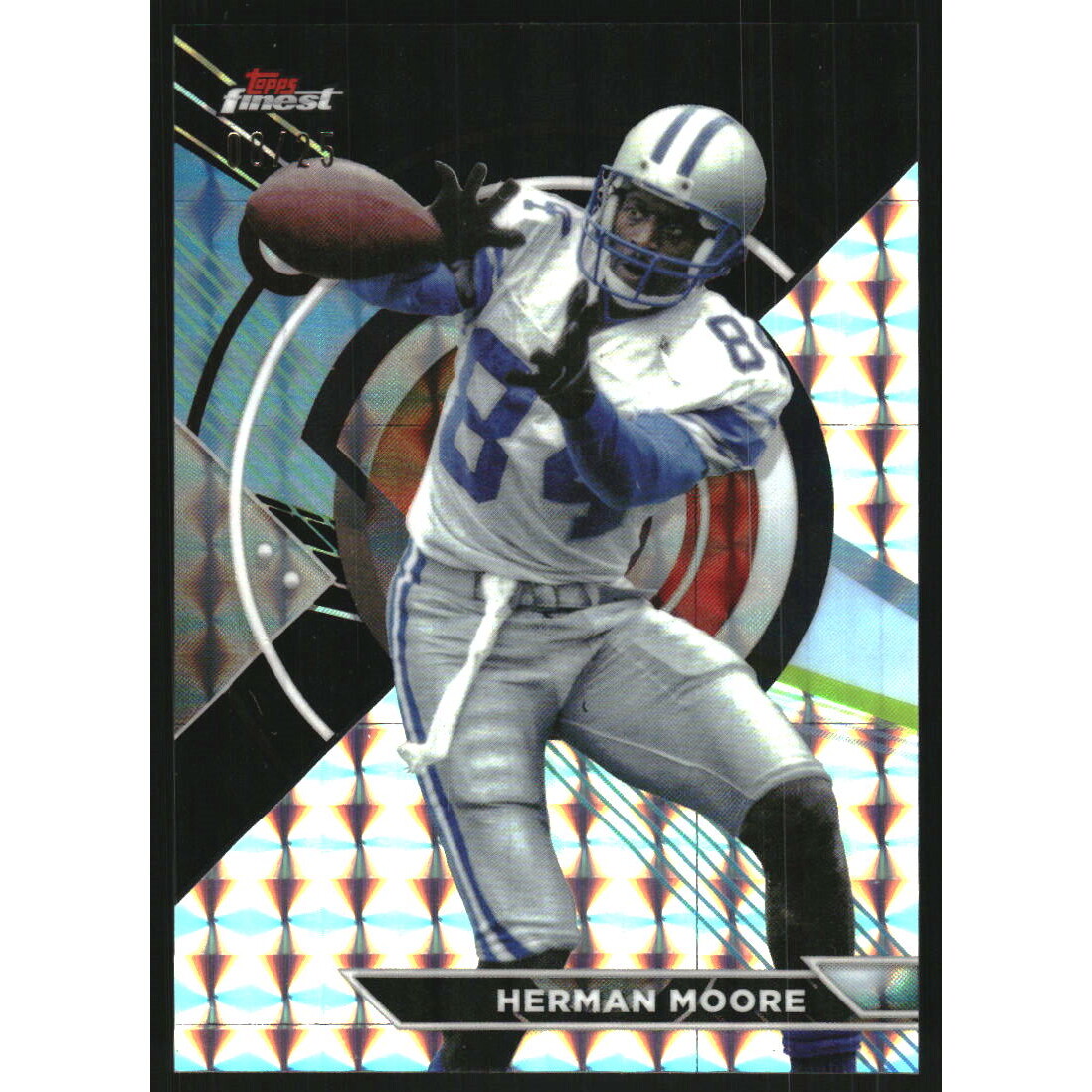 2023 Topps Composite Finest Black Geometric Refractors #184 Herman Moore