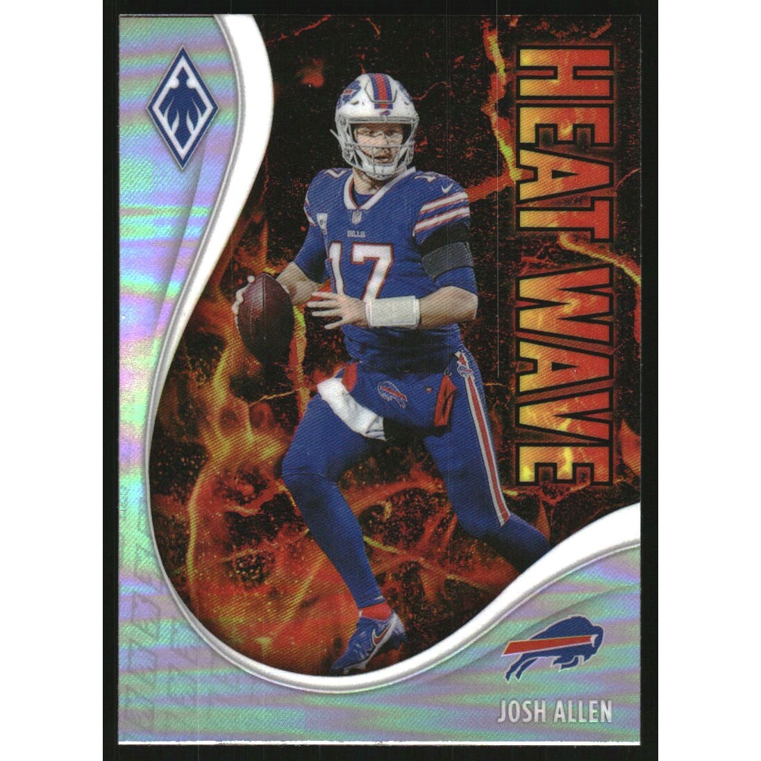 2021 Panini Phoenix Heat Wave #3 Josh Allen. rookie card picture