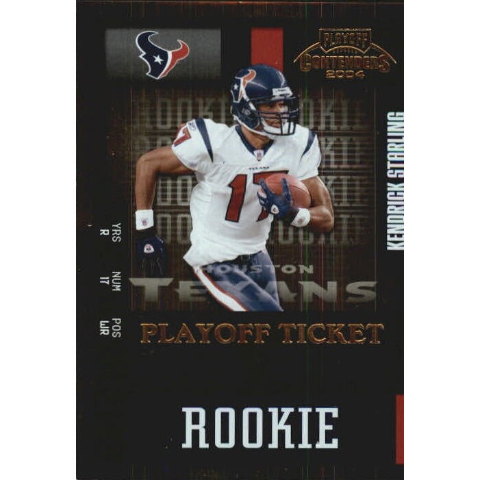 2004 Playoff Contenders Playoff Ticket #190 Kendrick Starling