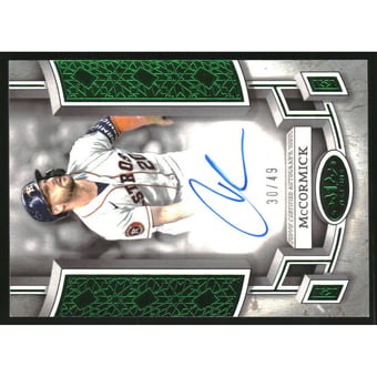 2024 Topps Tier One Break Out Autographs Green Foil #BOACMC Chas McCormick/49