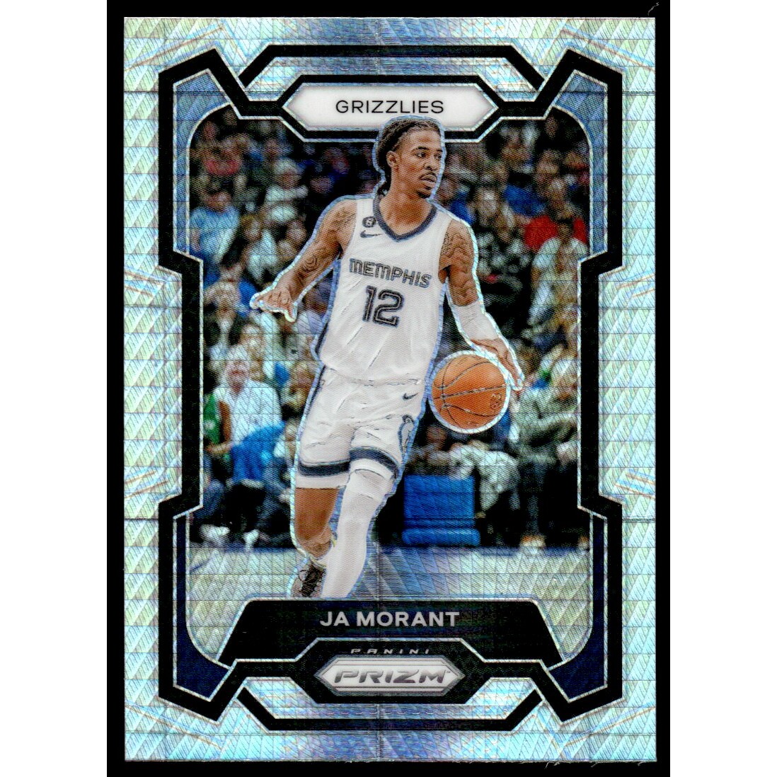 2023-24 Panini Prizm Prizms Hyper #96 Ja Morant 2023-24 Panini Prizm Prizms Hyper #96 Ja Morant