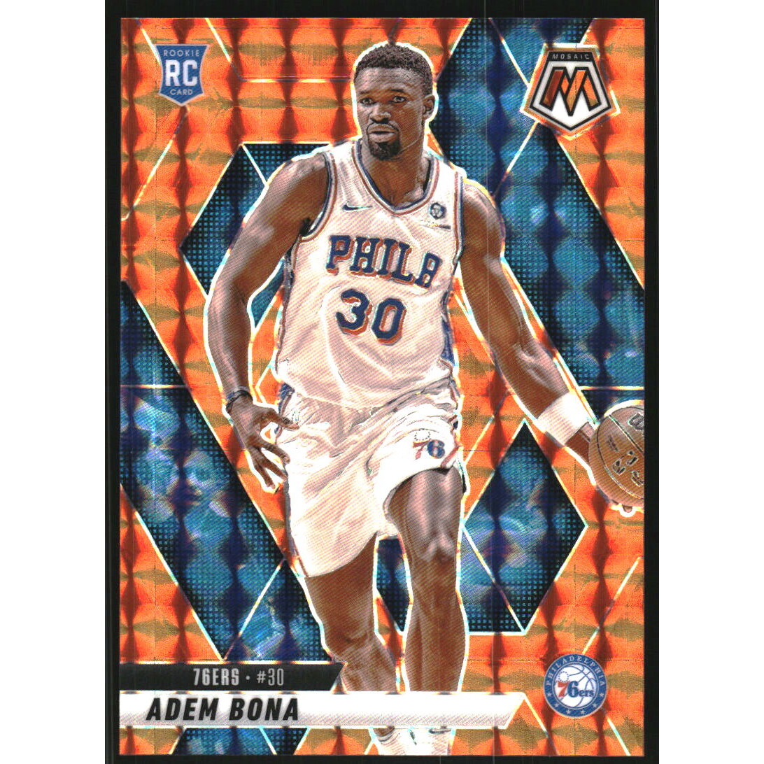 2024-25 Panini Mosaic Mosaic Orange #210 Adem Bona