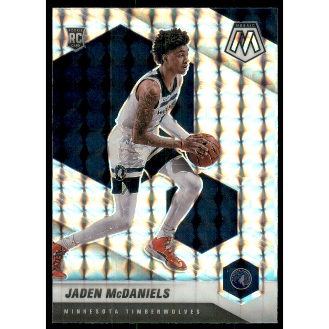 2020-21 Panini Mosaic Mosaic #235 Jaden McDaniels 2020-21 Panini Mosaic Mosaic #235 Jaden McDaniels
