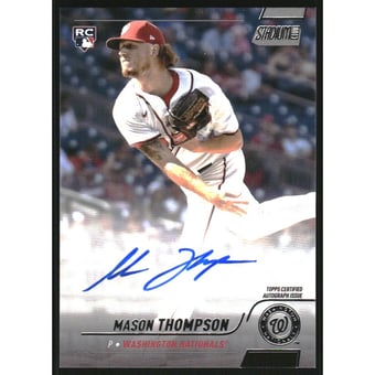 2022 Stadium Club Autographs #SCBAMTH Mason Thompson
