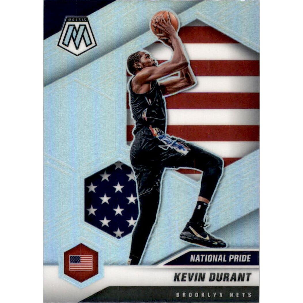 2020-21 Panini Mosaic Silver #248 Kevin Durant. rookie card picture