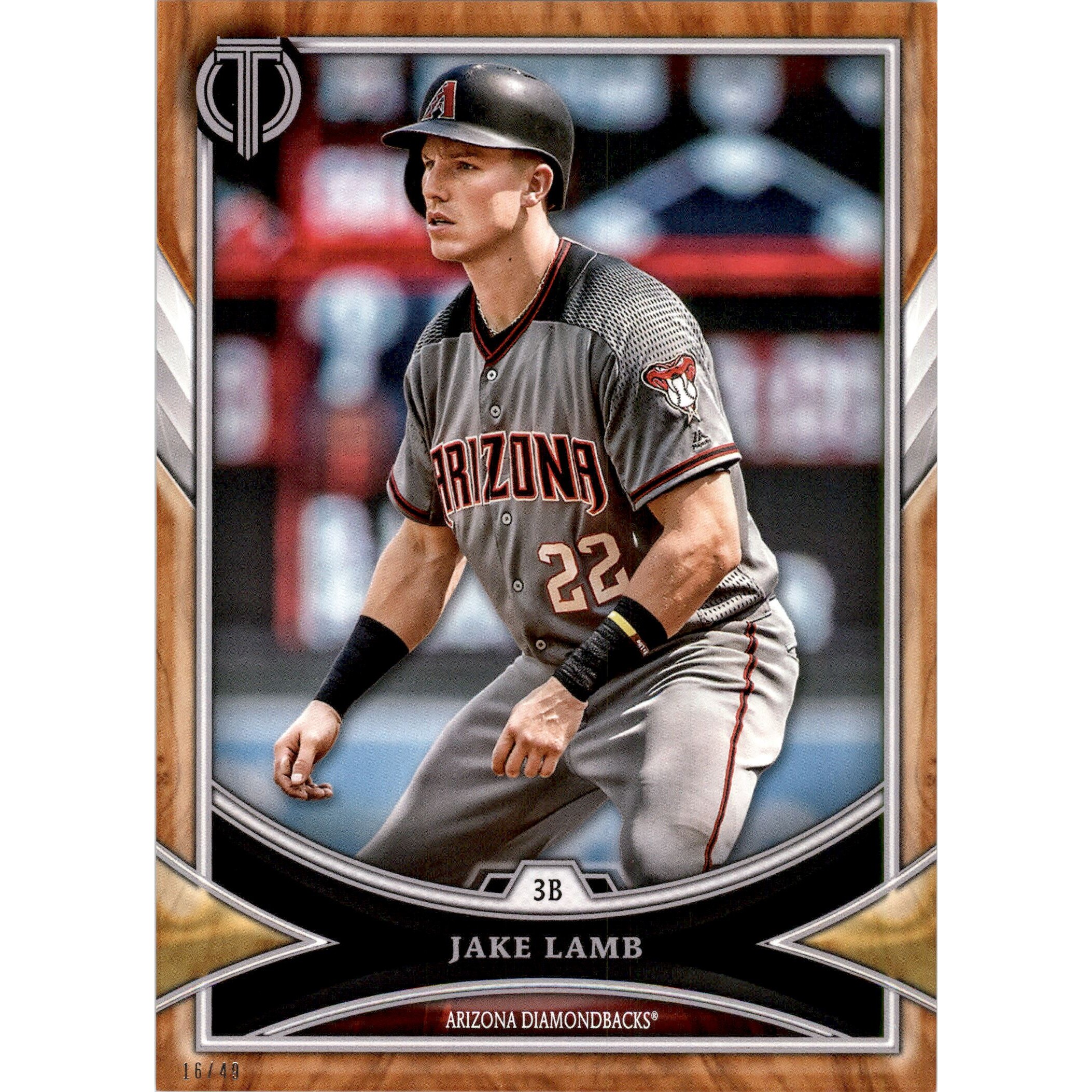 2018 Topps Tribute 5x7 #51 Jake Lamb. rookie card picture