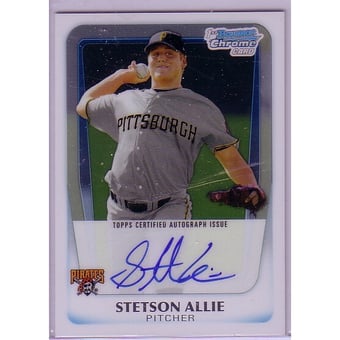2011 Bowman Chrome Prospect Autographs #BCP86 Stetson Allie