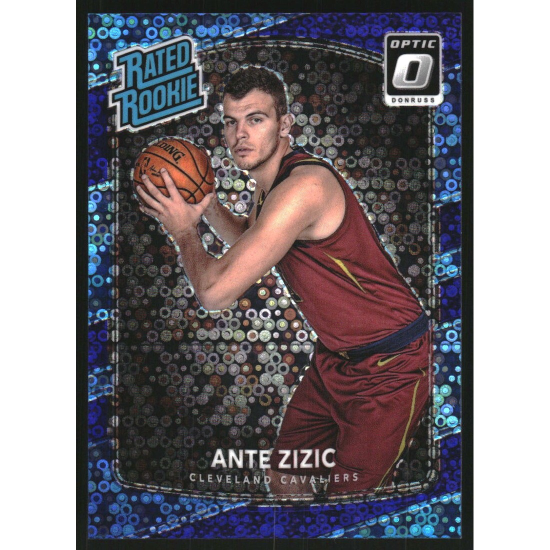 2017-18 Donruss Optic Fast Break Purple #186 Ante Zizic RR. rookie card picture