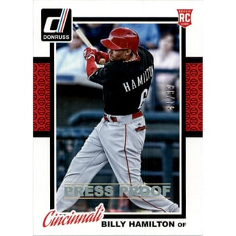 2014 Donruss Press Proofs Gold #281 Billy Hamilton