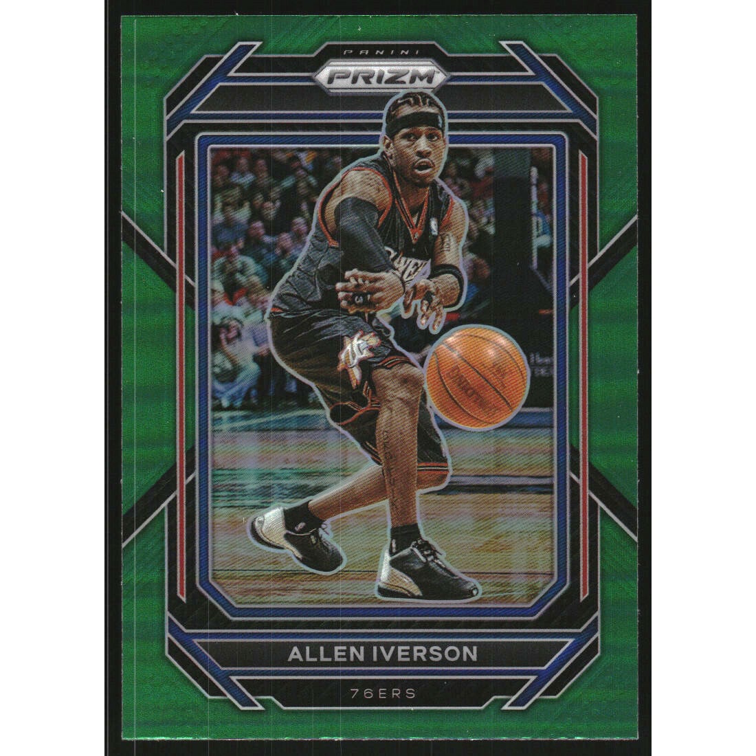 2022-23 Panini Prizm Prizms Green #281 Allen Iverson