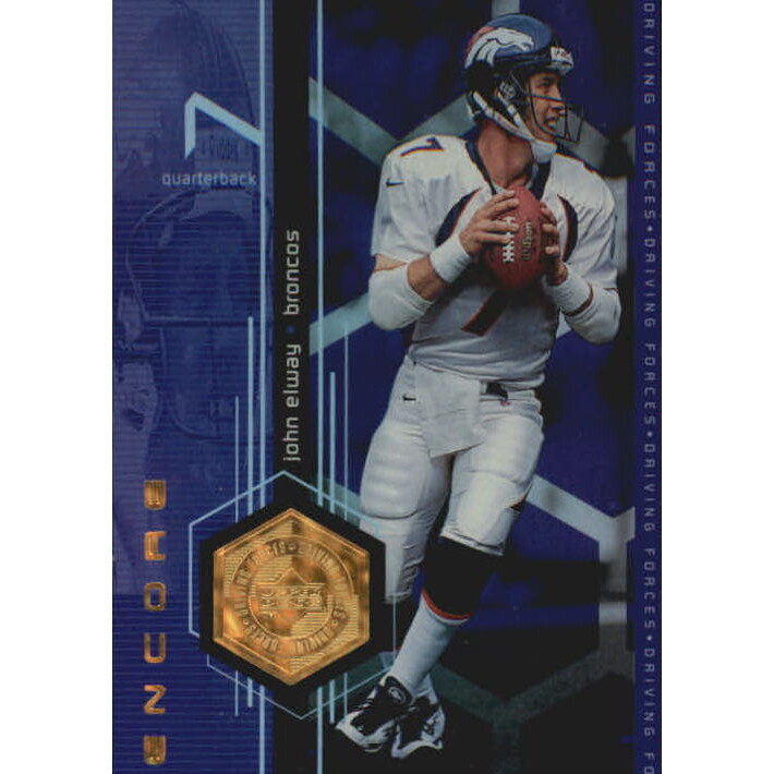 1998 Upper Deck Encore Driving Forces F/X #F8 John Elway. rookie card picture