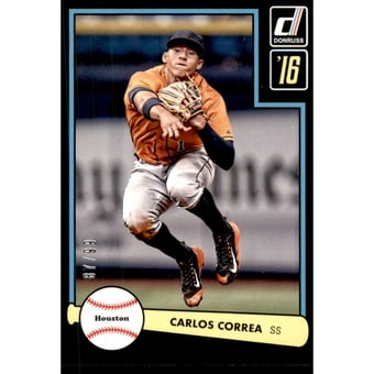 2016 Donruss '82 Black Border #14 Carlos Correa