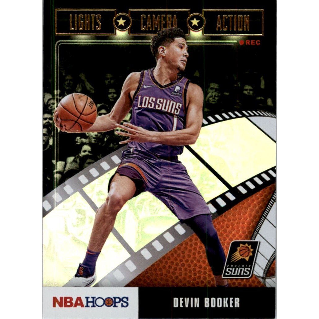 2019-20 Hoops Lights Camera Action Holo #25 Devin Booker