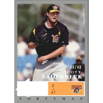 2003 Upper Deck 40-Man Rainbow #701 Scott Sauerbeck