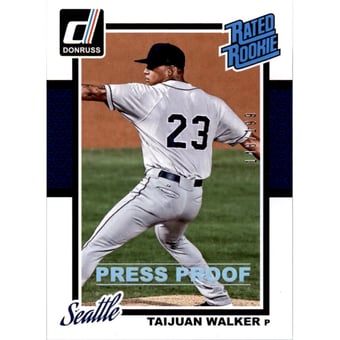 2014 Donruss Press Proofs Silver #34 Taijuan Walker