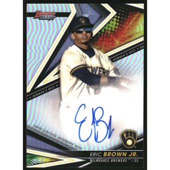 2022 Bowman's Best Best of '22 Autographs Refractors #B22EB Eric Brown Jr.