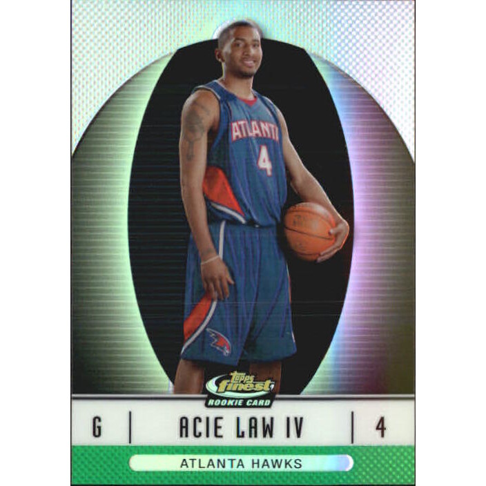 2006-07 Finest Refractors Green #111 Acie Law