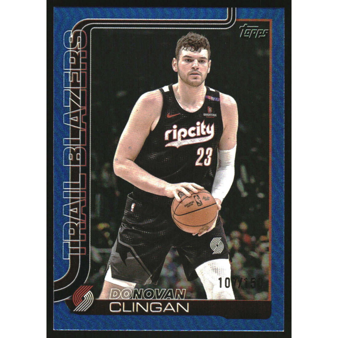 2025-26 Topps Blue Rainbow #126 Donovan Clingan