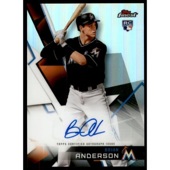 2018 Finest Autographs #FABA Brian Anderson