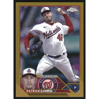 2023 Topps Chrome Update Gold Refractors #USC70 Patrick Corbin
