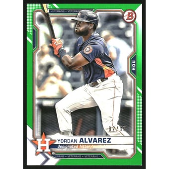 2021 Bowman Green #78 Yordan Alvarez