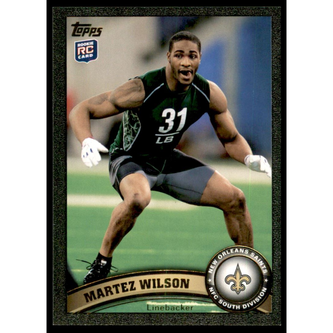 2011 Topps Black #357 Martez Wilson